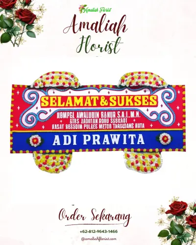 Karangan Bunga Ucapan Selamat di Pamekarsari